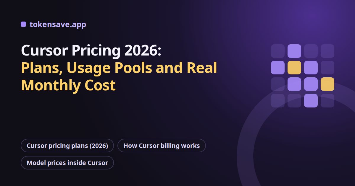 Cursor Pricing 2026: Plans, Usage Pools and Real Monthly Cost